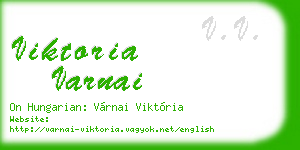 viktoria varnai business card